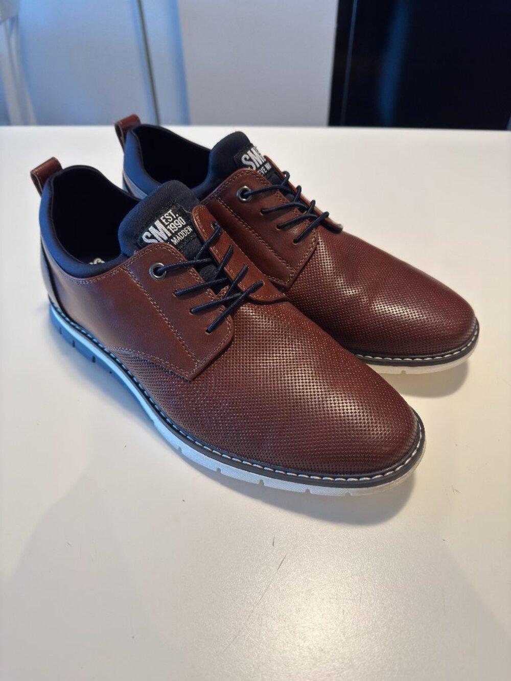 Steve Madden Gydeon Cognac Lace Up Casual Shoe Men's 9.5